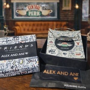 EXCLUSIVE Alex and Ani x Friends Wrap Bracelet | Swarovski Crystals | Box Set